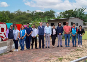 Visita técnica Ecuador crece sin desnutrición junto a funcionarios del GAD Municipal se desarrolló en Membrillal